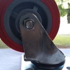 Rodízio Giratório Completo 5" Roda Poliuretano 350kg