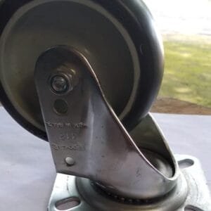 Giratório Completo Roda Borracha 110kg