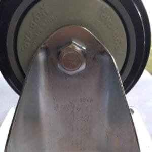 Fixo Completo Roda Preta Polipropileno 150kg 5"