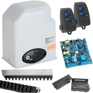 KIT DESLIZANTE LIGHT 220V 4010 +02 CONTROLES E 02 BRS CREMALHEIRA