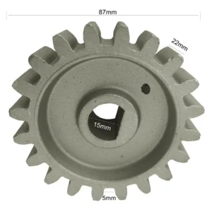 REP.ENGRENAGEM CREMALHEIRA GATTER 20 DENTE ALUMINIO