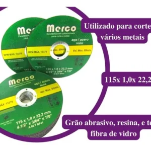 Disco merco 4.1/2"x 3/64 x  7/8  (marca merco)