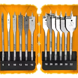 Jogo De Brocas Chatas Para Madeira Ingco C/ 12peças