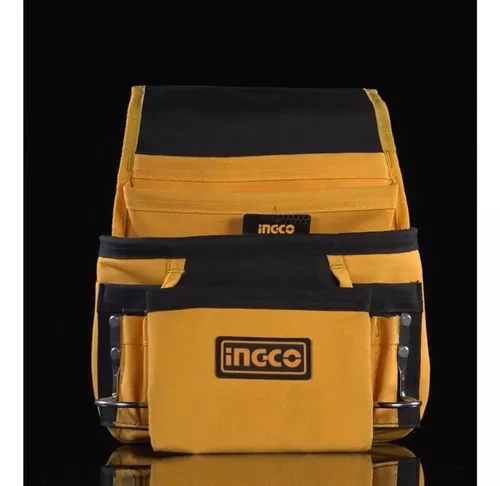 Bolsa Saco De Ferramentas Profissional Eletricista 10 Bolsos Cor Laranja